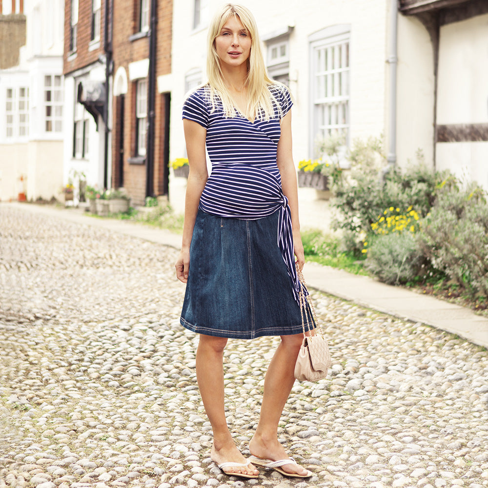 Maternity Denim Skirt